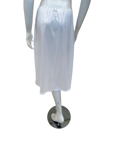 Slimit SLM2570 24" White Slimit Nylon Half Slip myselflingerie.com